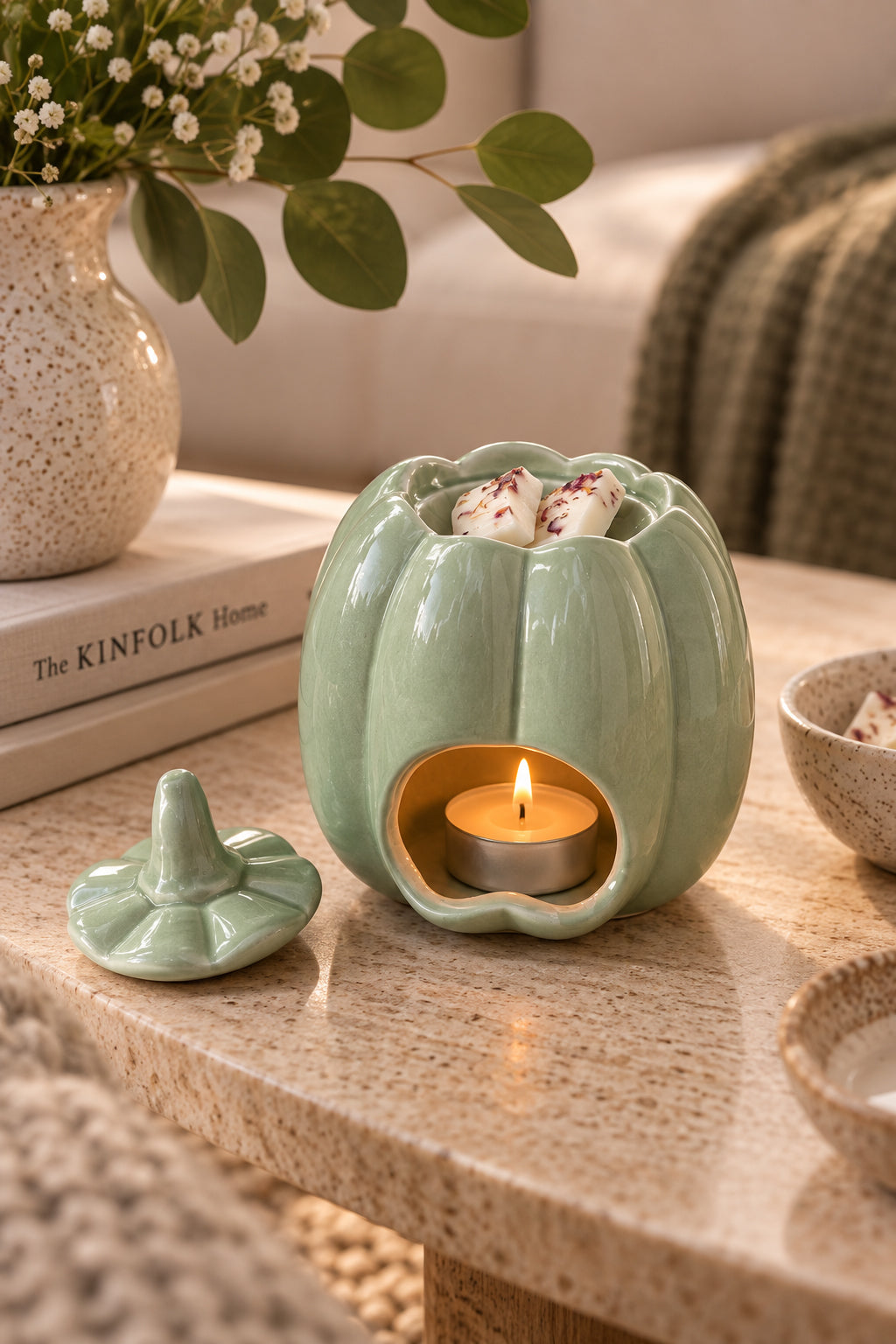 Sage Pumpkin Wax Burner