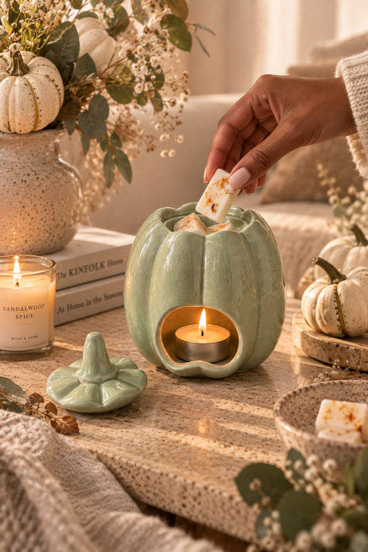 Sage Pumpkin Wax Burner