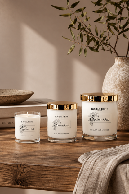 Opulent Oud Luxury Soy Candle