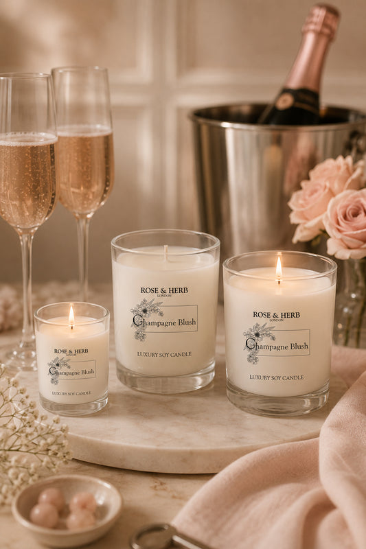 Champagne Blush Luxury Soy Candle
