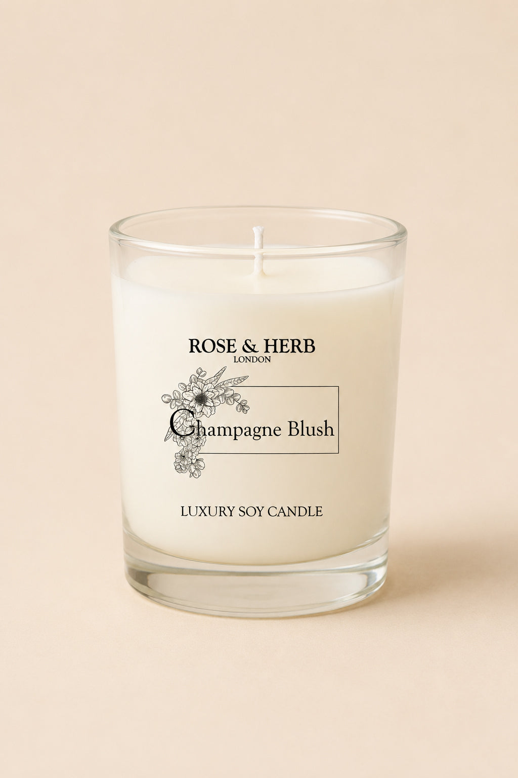 Champagne Blush Luxury Soy Candle