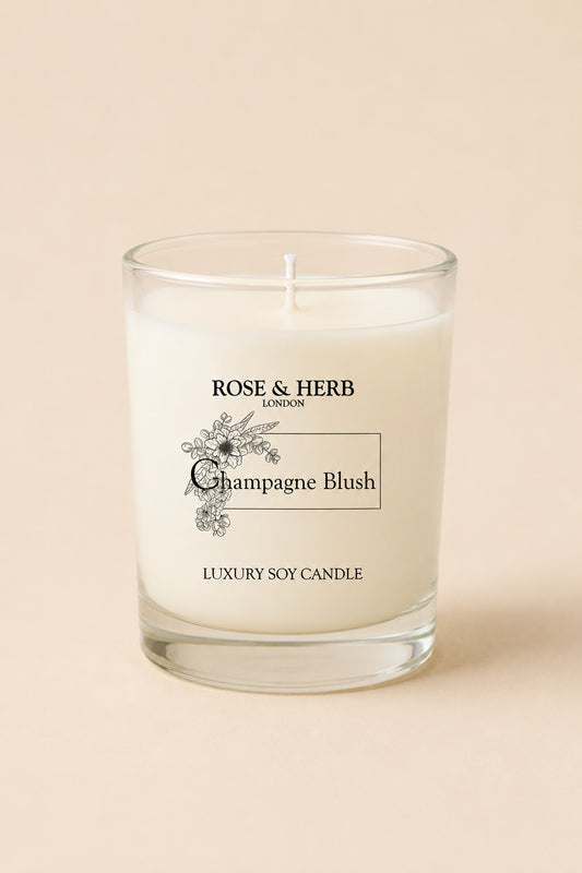 Champagne Blush Luxury Soy Candle