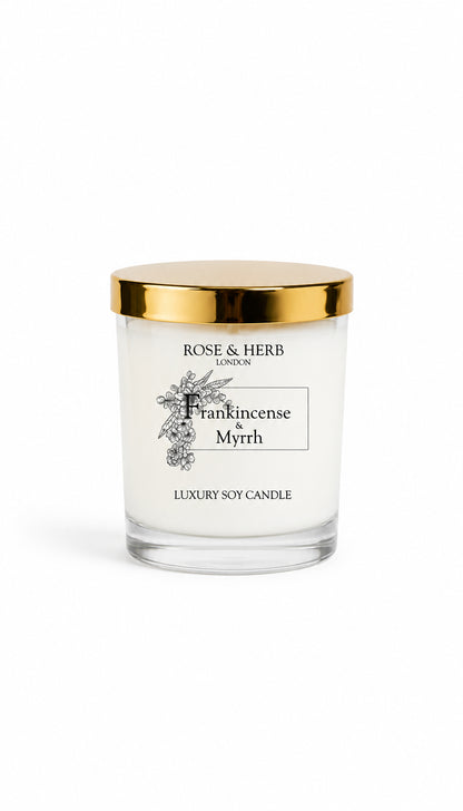 Frankincense & Myrrh Luxury Soy Candle