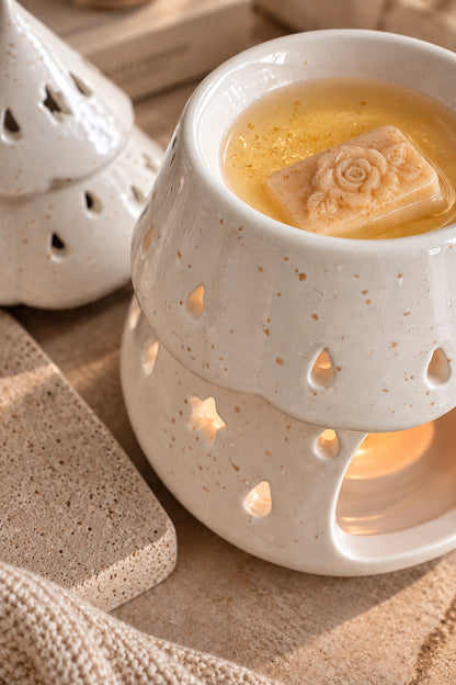 Speckled Snow Tree Wax Burner