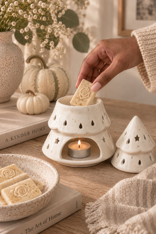 Speckled Snow Tree Wax Burner